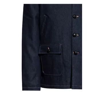 cafe 4 racer - King Kerosin Jeans jacket dark blue wash - KING KEROSIN Jackets 