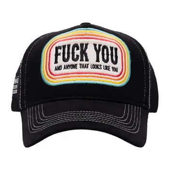 cafe 4 racer - Kráľ Kerosin Fuck You cap - KING KEROSIN Šiltovka 