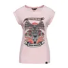 cafe 4 racer - Queen Kerosin Ride into the wild t-shirt peachskin - KING KEROSIN Trička 