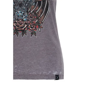 cafe 4 racer - Queen Kerosin Wild & Free t-shirt exalibur - KING KEROSIN Tričká 