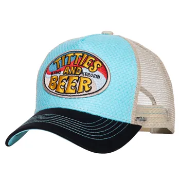 King Kerosin Tities and Beer cap off white