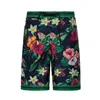 cafe 4 racer - King Kerosin Tropcial flowers swim short - KING KEROSIN Kraťasy na plávanie 
