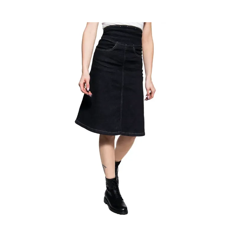 cafe 4 racer - Queen Kerosin Biker pencil skirt - KING KEROSIN Sukně 