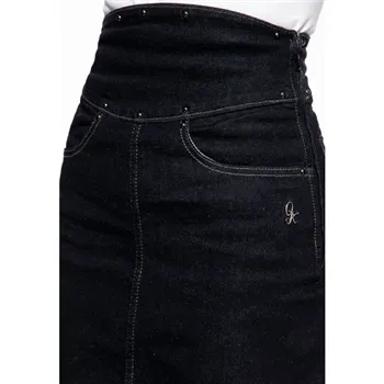 cafe 4 racer - Queen Kerosin Biker pencil skirt - KING KEROSIN Sukně 