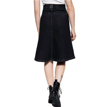 cafe 4 racer - Queen Kerosin Biker pencil skirt - KING KEROSIN Sukně 