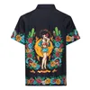 cafe 4 racer - King Kerosin Acapulco hawaii shirt black - KING KEROSIN Caps 