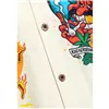 cafe 4 racer - King Kerosin Acapulco hawaii shirt off white - KING KEROSIN Šiltovka 