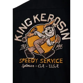 cafe 4 racer - King Kerosin Speedy service work shirt - KING KEROSIN Shirts 