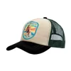 cafe 4 racer - King Kerosin California mesh cap beige/olive - KING KEROSIN Caps 