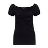 Queen Kerosin Melon top black