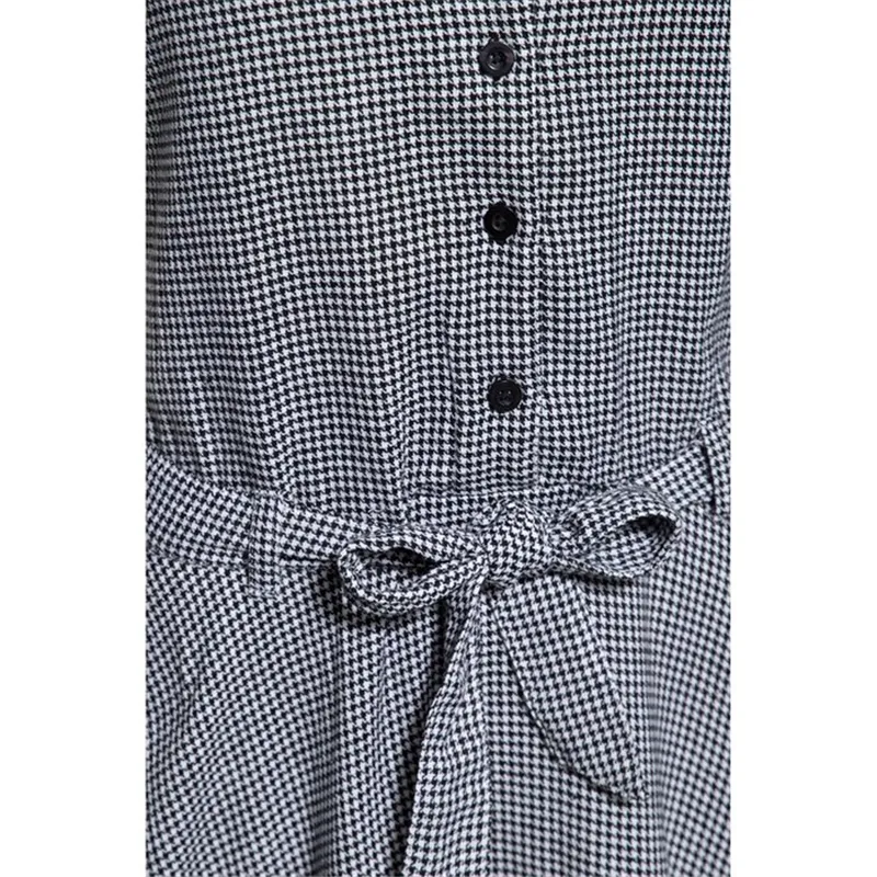 cafe 4 racer - Šaty Queen Kerosin Retro Houndstooth - KING KEROSIN Šaty 