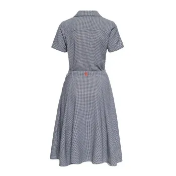 cafe 4 racer - Šaty Queen Kerosin Retro Houndstooth - KING KEROSIN Šaty 