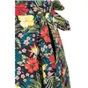 cafe 4 racer - Queen Kerosin Aop Hawaiian Flowers Dress Black - KING KEROSIN Dress 