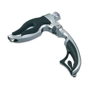 cafe 4 racer - Kuryakyn, nášlapné kolíky Flamin Switchblade. Chromované - KURYAKYN Stupačky 