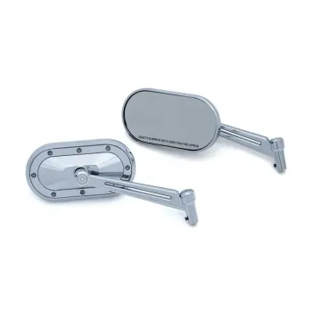 cafe 4 racer -  BARRACUDA  E-VERSION B-LUX black - BARRACUDA Standard mirrors 