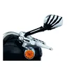 cafe 4 racer - Kuryakyn, Skeleton-hand mirror set. Black hand, chrome head - KURYAKYN Standard mirrors 