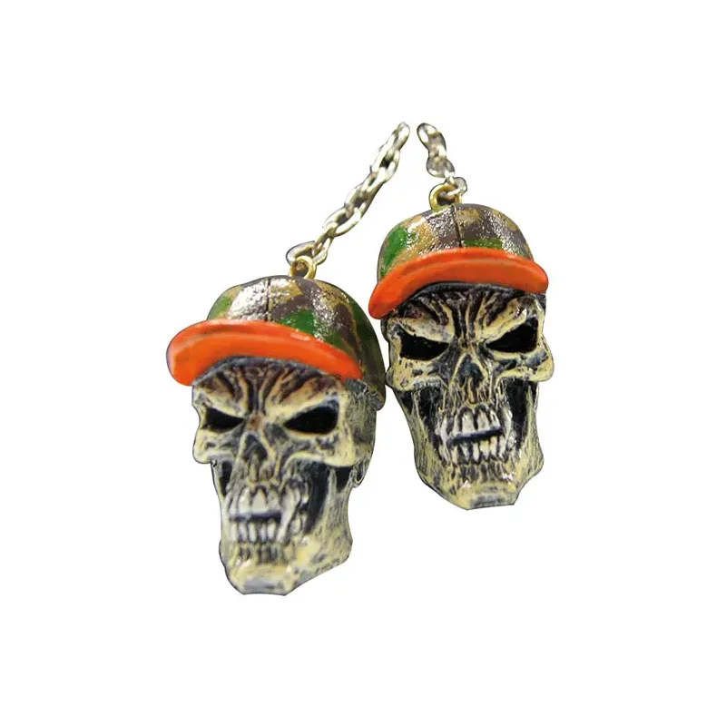 cafe 4 racer - Dangler Hunter Skull - LETHAL THREAT Key Chain 