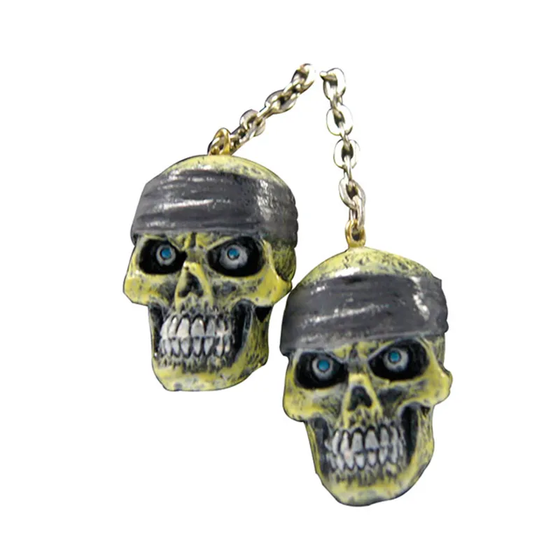 cafe 4 racer - Dangler Bandana Skulls - LETHAL THREAT Key Chain 