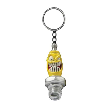 cafe 4 racer - Lethal Threat, key chain Mr Sparky Plug - LETHAL THREAT Key Chain 