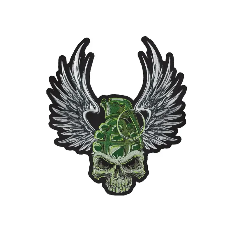 Grenade skull patch