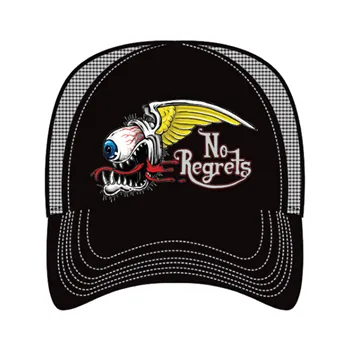 cafe 4 racer - Lethal Threat, Mens trucker hat no regrets - LETHAL THREAT Caps 