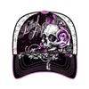 cafe 4 racer - Lethal Threat, Floral skull rose cap - LETHAL THREAT Caps 