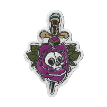 cafe 4 racer - LT, ROSE DAGGER MINI PATCH - LETHAL THREAT Nášivky 