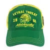 cafe 4 racer - LT Lethal Renegade cap green/yellow - LETHAL THREAT Caps 