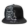 cafe 4 racer - LT Gorilla Cigar cap with flat bill black - LETHAL THREAT Caps 