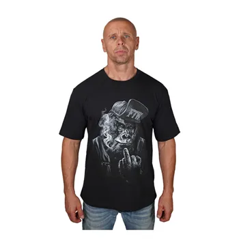 cafe 4 racer - Lethal Threat Middle Finger Gorilla T-shirt black - LETHAL THREAT T-Shirts 