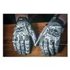 cafe 4 racer - Lethal Threat Tattoo gloves black white - LETHAL THREAT Gloves 