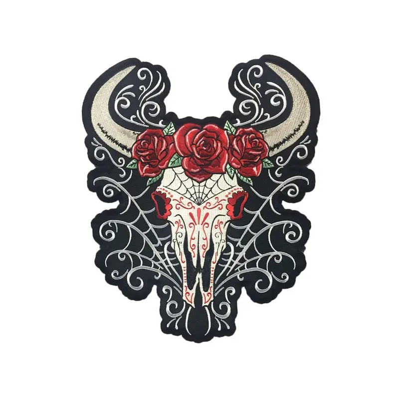 Lethal Threat Western skull patch