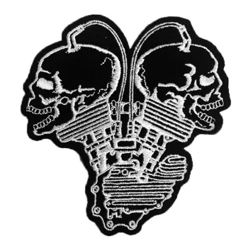 cafe 4 racer - Army Surplus Punisher USA flag patch grey - Army Surplus Nášivky 