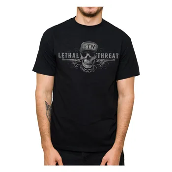 cafe 4 racer - Lethal Threat Friend of Foe T-shirt - LETHAL THREAT T-Shirts 