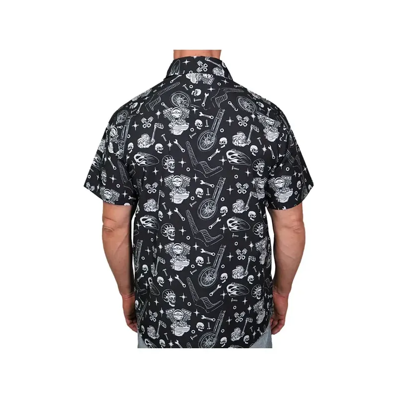 cafe 4 racer - Lethal Threat Chop it button down shirt - LETHAL THREAT Shirts 