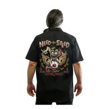 cafe 4 racer - Roeg Blaze Flannel shirt brown - ROEG Shirts 