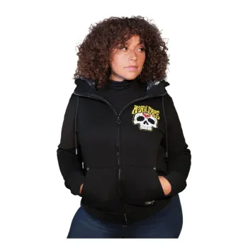 cafe 4 racer - Mikina s kapucňou Lethal Angel Born Free - LETHAL THREAT Mikiny s kapucňou 