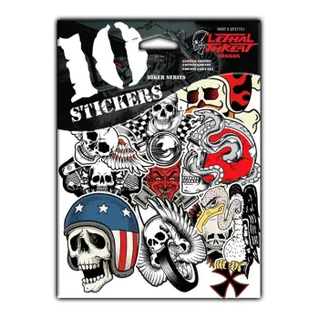 cafe 4 racer - Lethal Threat Angel Ass sticker - LETHAL THREAT Stickers 