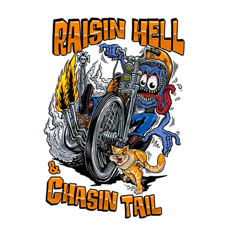cafe 4 racer - Lethal Threat Chasin Tail nálepka - LETHAL THREAT Nálepky 