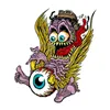 cafe 4 racer - Lethal Threat Monster Flying Eyeball sticker - LETHAL THREAT Stickers 