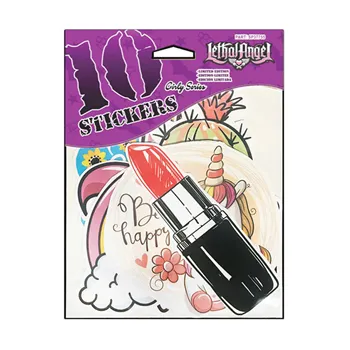 cafe 4 racer - Smrtiaca hrozba Girly Series 10-pack nálepka - LETHAL THREAT Nálepky 