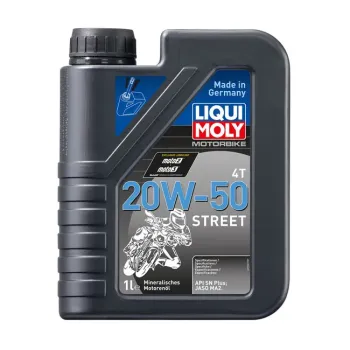 cafe 4 racer - Liqui Moly, 4T 20W-50 Street motor oil. 1 liter - Liqui Moly 4T engine 