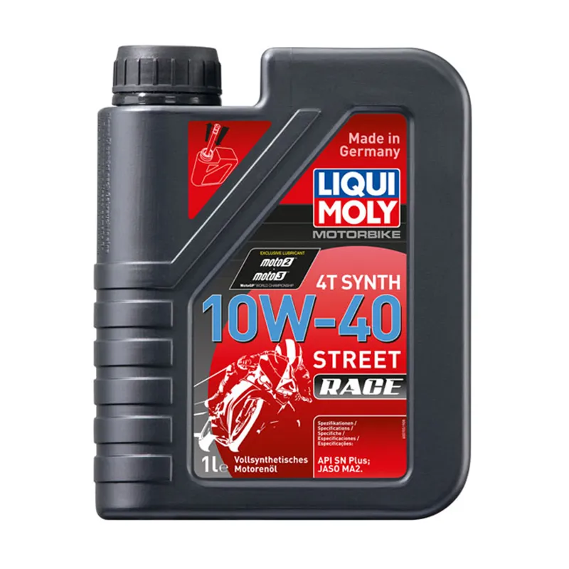 cafe 4 racer - Liqui Moly, 4T Synthetic 10W-40 Street Race motorový olej 1L - Liqui Moly 4T  