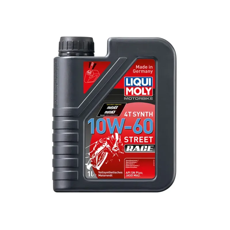 cafe 4 racer - Liqui Moly, 4T Synthetic 10W-60 Street Race motorový olej 1L - Liqui Moly 4T 