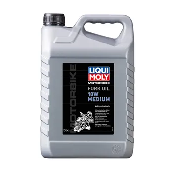 cafe 4 racer - Liqui Moly, vidlicový olej 10W medium. 5 litrov - Liqui Moly Olej do tlmičov 