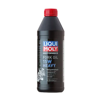 cafe 4 racer - Liqui Moly, vidlicový olej 15W heavy. 1 litr - Liqui Moly Olej pro tlumiče 
