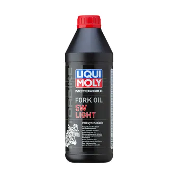 cafe 4 racer - Liqui Moly, vidlicový olej 5W light. 1 litr - Liqui Moly Olej pro tlumiče 
