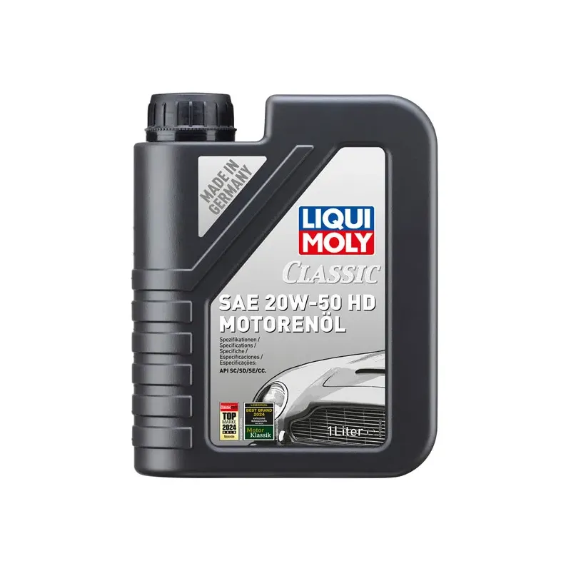 cafe 4 racer - Liqui Moly, HD classic SAE 20W-50 motor oil. 1 liter - Liqui Moly 4T engine 