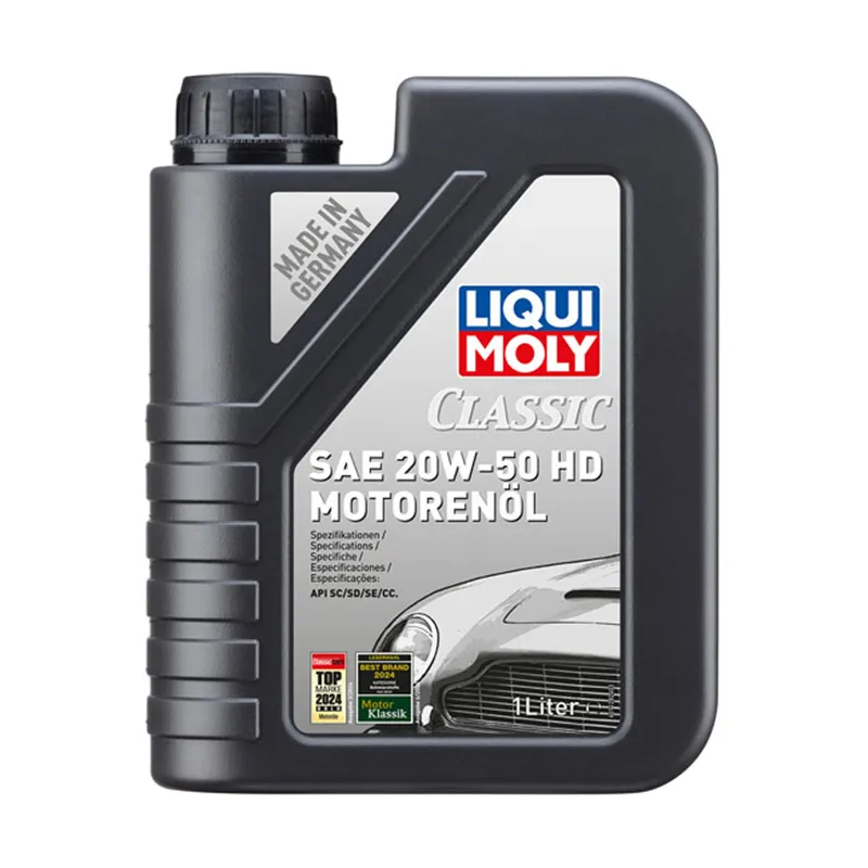 cafe 4 racer - Liqui Moly, HD classic SAE 20W-50 motorový olej. 1 litr - Liqui Moly 4T  