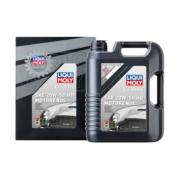 cafe 4 racer - Motorový olej Liqui Moly, HD classic SAE 20W-50. 5 litrov - Liqui Moly 4T 
